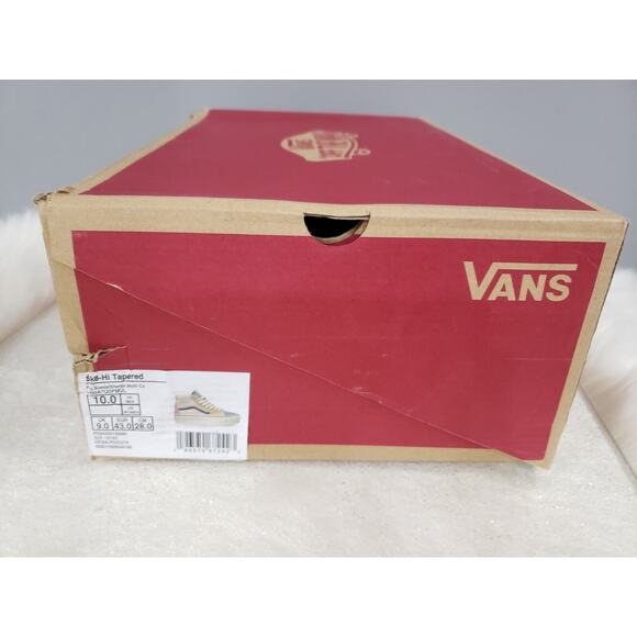 NEW Vans Sk8 Hi Tapered Stackform Pig Suede Shoes Women's 11.5 Men's 10 pastel - Picture 9 of 11